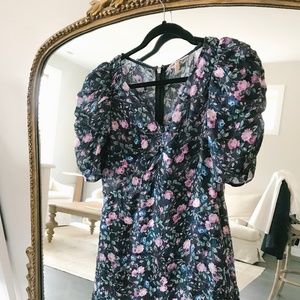 Rebecca Taylor Ruby Floral Organza Dress